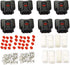 8Pcs Ignition Coil 4 Pin Plug Connector Denso waterproof black socket #90980-11885/7283-7449 Compatible with To-yota Le-xus Camry Yaris...