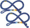 Just Jump It 8' Foot Jump Rope 2 Pack - Active Outdoor Youth Fitness Exercising Equipment - Kid Friendly Braided Nylon Gym Accessories...