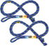 Just Jump It 8' Foot Jump Rope 2 Pack - Active Outdoor Youth Fitness Exercising Equipment - Kid Friendly Braided Nylon Gym Accessories...