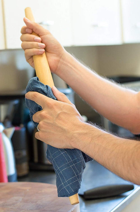 French Rolling Pin – 18 Inch Wooden Dough Roller for Baking Pizza, Pie Crust, Cookies & Pasta | Essential Kitchen Tool & Gift for Bakers, Chefs & ...
