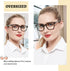 AEZUNI 6.0 Designer Reading Glasses Women Strong Reader 600 for Lady(1.0 1.25 1.5 1.75 2.0 2.25 2.5 2.75 3.0 3.5 4.0 5.0 6.0)...