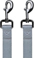 Large Dog Short Leash with Nylon Belting and Soft Padded Handle Lead.(18 Inches, Ultimate Grey)...
