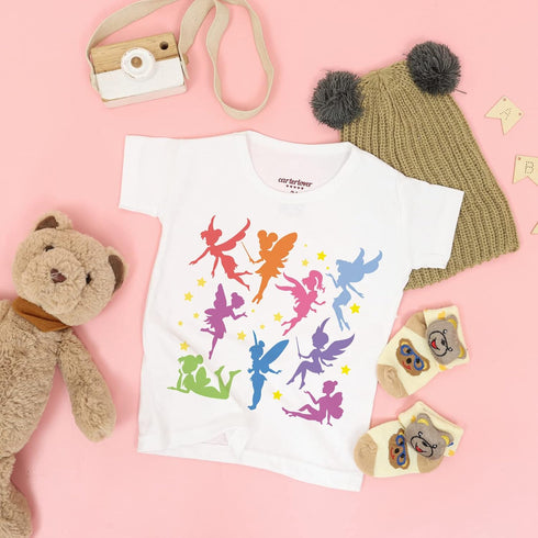 FINGERINSPIRE Little Fairy Drawing Painting Stencils Templates 11.8x11.8inch Fairy Pattern Plastic Stencils Decoration Rectangle Reusable Stencils...