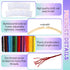 Sherr 9 Sets Embroidery Stitch Beginners Practice Kits Cross Stitch Kits to Learn Different Stitches Crochet Punch Needlepoint Kits for Kids Adult...