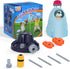 Outdoor Water Sprinkler for Kids & Toddlers - Rocket Design Water Powered Liftoff 9-16ft & Spin, Outside Kids Sprinkler for Yard Pool Garden - Sum...