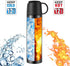 Stainless Steel Water Bottle-Insulated Vacuum Coffee Cup with Leakproof Lid & Cup,Double Walled Flask Thermos Cup,Sport Travel Mug keeps Hot & Col...