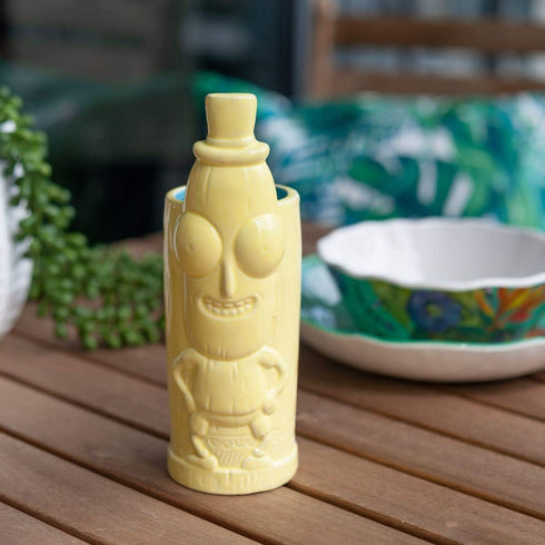 Geeki Tikis Rick & Morty Mr. Poopy Butthole Mug | Official Rick & Morty Tiki Style Ceramic Cup | Holds 12 Ounces...