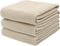 Mia's Dream Soft Absorbent Cotton Waffle Weave Kitchen Dish Cloth Washcloth, 13x28 inch 3 Pack (Beige)...