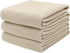 Mia's Dream Soft Absorbent Cotton Waffle Weave Kitchen Dish Cloth Washcloth, 13x28 inch 3 Pack (Beige)...