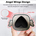 Cute Cable Protector for iPhone Charger with Angel Wings Design, Love Heart Pattern Data Line USB Cover Cord Saver Lightning Cable Case for iPhone...
