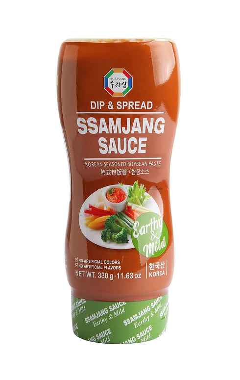 Surasang Ssamjang Sauce, Earthy and Mild Flavor, 11.63 Oz...