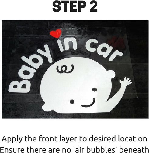 Baby on Board, Baby in Car, Car Window Decal Stickers - 3 Pack...