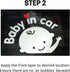 Baby on Board, Baby in Car, Car Window Decal Stickers - 3 Pack...
