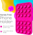 Lilypad || Suction Cup Phone Case Mount | Silicone Adhesive Phone Accessory | iPhone and Android | Hands-Free Fidget Items, Mirror Shower Phone Ho...