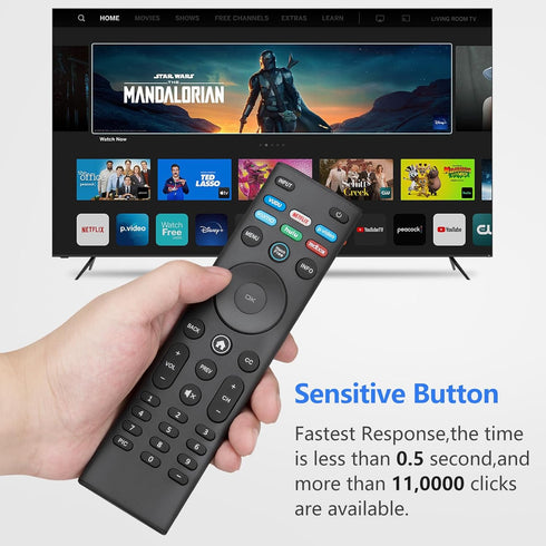 for VIZIO-Smart-TV-Remote-Replacement,Universal control XRT140 for VIZIO All LED LCD HD 4K UHD HDR Smart TVs...