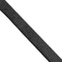 Mandala Crafts 1/2 Inch Wide Black Leather Straps for Crafts - 2.5mm Thick 6 Feet Long Flat Soft Genuine Full Grain Cowhide Leather Strips Bands f...