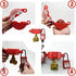 Gate Valve Lockout and Safety Padlock, 1Set, Hose Bib Lock for Outdoor Faucet Knob/Water Spigot/Propane Tank, 1 to 2-1/2 in Dia Valve Handles, Pla...