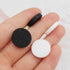 300 Pcs 17mm Replacement Felt Pads Black Color Round Essential Oil Diffuser Locket Necklace Refill Pads for Bracelet Car Diffuser Vent Clip...