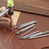 10 Pcs Leather Hole Punch Cutter 0.5mm-3.5mm Hollow Punch Set for Leather Crafting Round Hollow Tools for Watch Bands Belts Canvas Paper Rubber So...