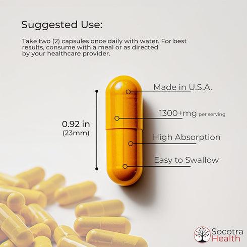 Turmeric Curcumin Supplement with 95% Standardized Curcuminoids and Black Pepper Extract - Mobility and Joint Support - Antioxidant Benefits - 120...
