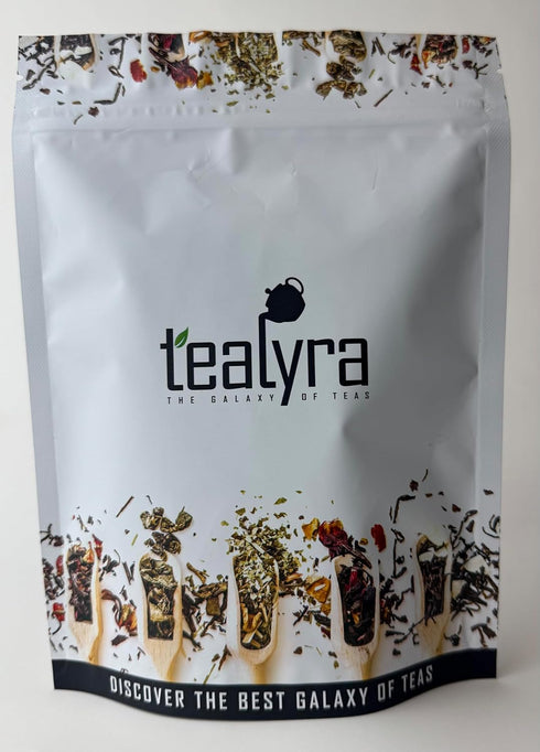 Tealyra - Tropical Harvest - Dragon Fruit - Sea Buckthorn - Goji - Pineapple - Cranberry - Fruity Herbal Loose Leaf Tea - Caffeine Free - Hot or I...