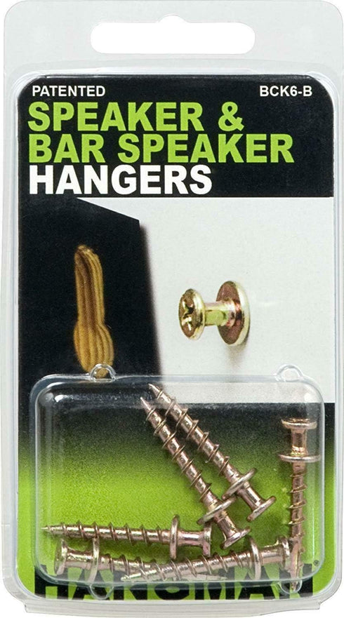 Hangman Products Inc. BCK6-B Speaker Hanging Screws - 6 Pack...