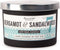 Paddywax Vineyard Hill Naturals Matte Black Letterpress 3-Wick Scented Candle, 12-Ounce, Bergamot & Sandalwood...