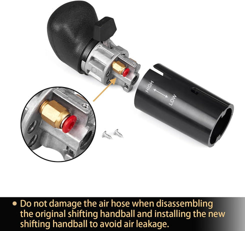 A6909 8 9 10 Speed Shift Knob Shifter Heavy Duty Air Shift Knob Transmission Parts Fits for Eaton Fuller Style A-6909 A-5010...