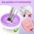 Purple Electric Makeup Brush Cleaner Machine, Windspeed Silicone Brush Cleaner Machine Beauty Blender Cleanser For Beauty Makeup Brushes, Christma...
