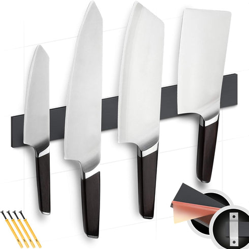 X-bet MAGNET Adhesive Magnetic Strip for Knives Kitchen with Multipurpose Use as Knife Holder, Knife Rack, Knife Magnetic Strip, Knives Bar, Tool ...