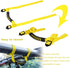 4 x Roll Bar Grab Handles Grip Handle for Jeep Wrangler YJ TJ JK JKU JL JLU Sports Sahara Freedom Rubicon X & Unlimited 1955-2024 2025 (Yellow)...