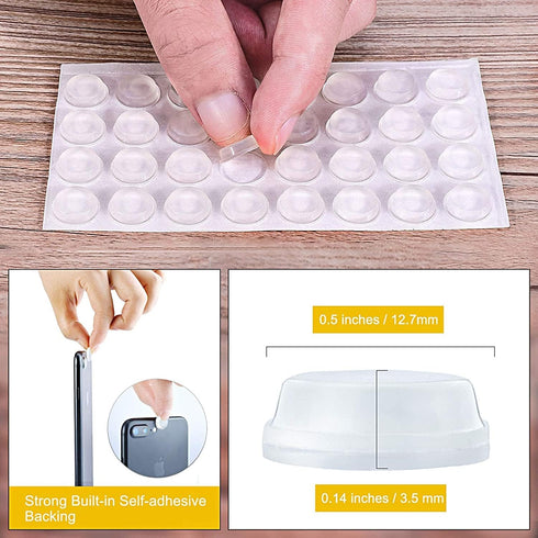 16PCS Mini Caster Wheels Adhesive Bumpers for KitchenAid Mixer air Fryer Coffee Maker Bottom Kitchen Countertops Appliances Rubber Pads Non-Slip B...
