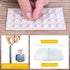 16PCS Mini Caster Wheels Adhesive Bumpers for KitchenAid Mixer air Fryer Coffee Maker Bottom Kitchen Countertops Appliances Rubber Pads Non-Slip B...