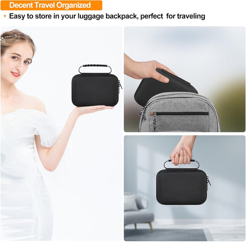 4K Digital Camera Carrying Case for Femivo/VETEK/IWEUKJLO/VJIANGER/WIKICO/Saneen/OIEXI 4K 48MP Vlogging Camera, Travel Compact Camera Storage Cove...