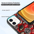 Cool Red Eye Phone Case, Trippy Scary Horror Eyeball Partten iPhone 12/12 Pro Case, Non-Slip Design and Shock Absorption, Phone Case for Teen Girl...