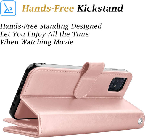 Takfox Galaxy A71 5G Case, for Samsung A71 5G Wallet Case, PU Leather 9 Card Slots ID Credit Card Holder Folio Flip Magnetic Detachable Phone Case...
