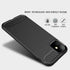 Case Compatible with iPhone 11 Case, Case Compatible with iPhone 11 Cover, Design Back Cover Anti-Scratch Shock Absorption Case for iPhone 11 (Bla...