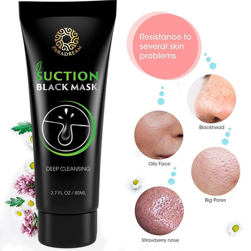 PRO Blackhead Remover Mask: 80g Black Head Remover for Face - Peel Off Face Mask - Facial Masks for Women & Men Skin Care - Charcoal Pore Deep Cle...
