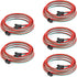 BTF-LIGHTING 5 pcs/Pack 20AWG 3 Pin JST SM Male Female Plug LED Connector 6.56ft(2m) Extension Cable for WS2812B WS2811 WS2814 SK6812 FCOB RGB CCT...