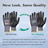 KAYGO Safety Work Gloves MicroFoam Nitrile Coated-3 Pairs, KG18NB,Seamless Knit Nylon Glove with Black Micro-Foam Nitrile Grip,Ideal for General P...