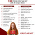 Small First Aid Kit, 150 Piece with Foil Blanket, Scissors First Aid Bag for Emergency, Home, Camping, Travel, Sports, Office, Outdoor, Car, Schoo...