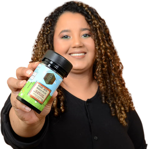 Hair, Skin, Nails Plus Capsules: Unlock Your Natural Beauty from Within! 5000mcg of Biotin, Vitamin B1, B6, A, C, D, E, Folate 1467 mcg, Vitamin B...