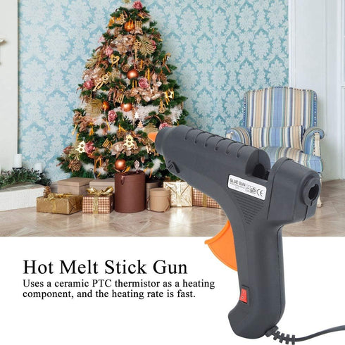 Hot Glue Gun, Ergonomic Handle Hot Glue Gun, for Artificial Flowers Paperboard Wood Products...