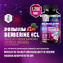 Berberine Supplement 1200mg, High Absorption Berberine Supplements Heart Health & Immune Support Berberine Supplement - Berberine HCL Supplement P...