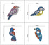 Gocelyn DIY Diamond Painting Keychains Birds Full Drill Kits Art, DIY Keychain Ornaments Mosaic Making for Key Ring Phone Handbag Decor......