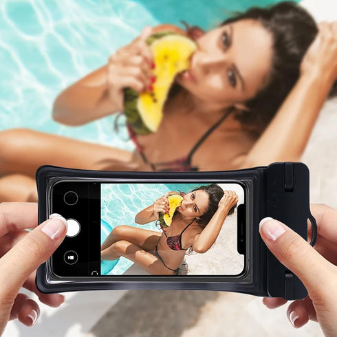 Waterproof Phone Pouch Case with Lanyard,IPX8 Floating Phone Dry Bag,Cell Phone Waterproof Pouch for iPhone 15 Pro Max 14 13 12 Galaxy S24 Ultra S...