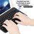 Bluetooth Keyboard and Mouse Combo Ultra-Slim Portable Rechargeable Compact Wireless Mouse Keyboard Set for Pad/iPad Pro/iPad Mini/iPad Air Mac OS...