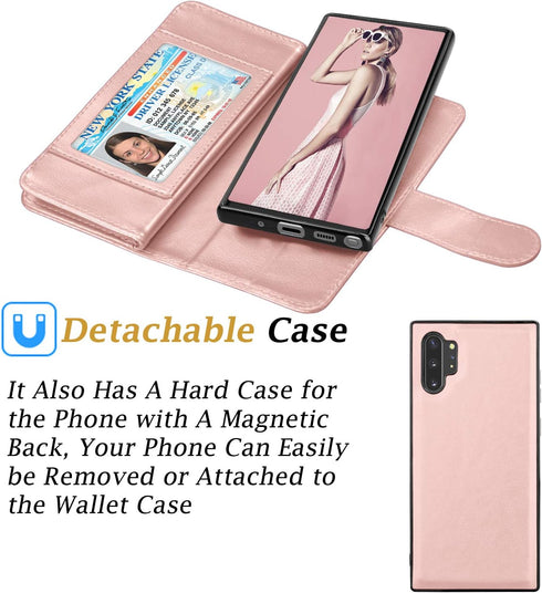 Takfox for Samsung Note 10 Plus Case Wallet, for Galaxy Note 10+ Plus 5G Phone Case PU Leather w 9 ID Credit Card Holder Slots Folio Flip Magnetic...