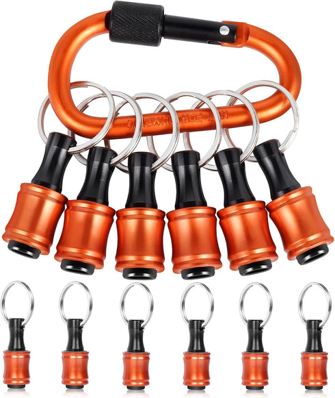 Bit Holder 1/4 inch Hex Shank Screwdriver Bits Holder Extension Bar Keychain Screw Adapter Drill Change Hand-held Screwdrivers Drill Bits Holder P...