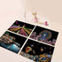 MIASTAR Scratch & Sketch Art for Kids & Adults, Rainbow Painting Night View Scratchboard(A4), Art & Craft, 4 Sheets Scratch Cards & Drawing Pen, C...